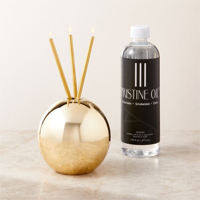 Everlasting Neva Gold Vase With Gold Candlesticks Set - Image 0