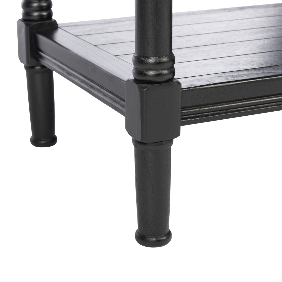Rafiki Rectangle Accent Table - Black - Safavieh - Image 3