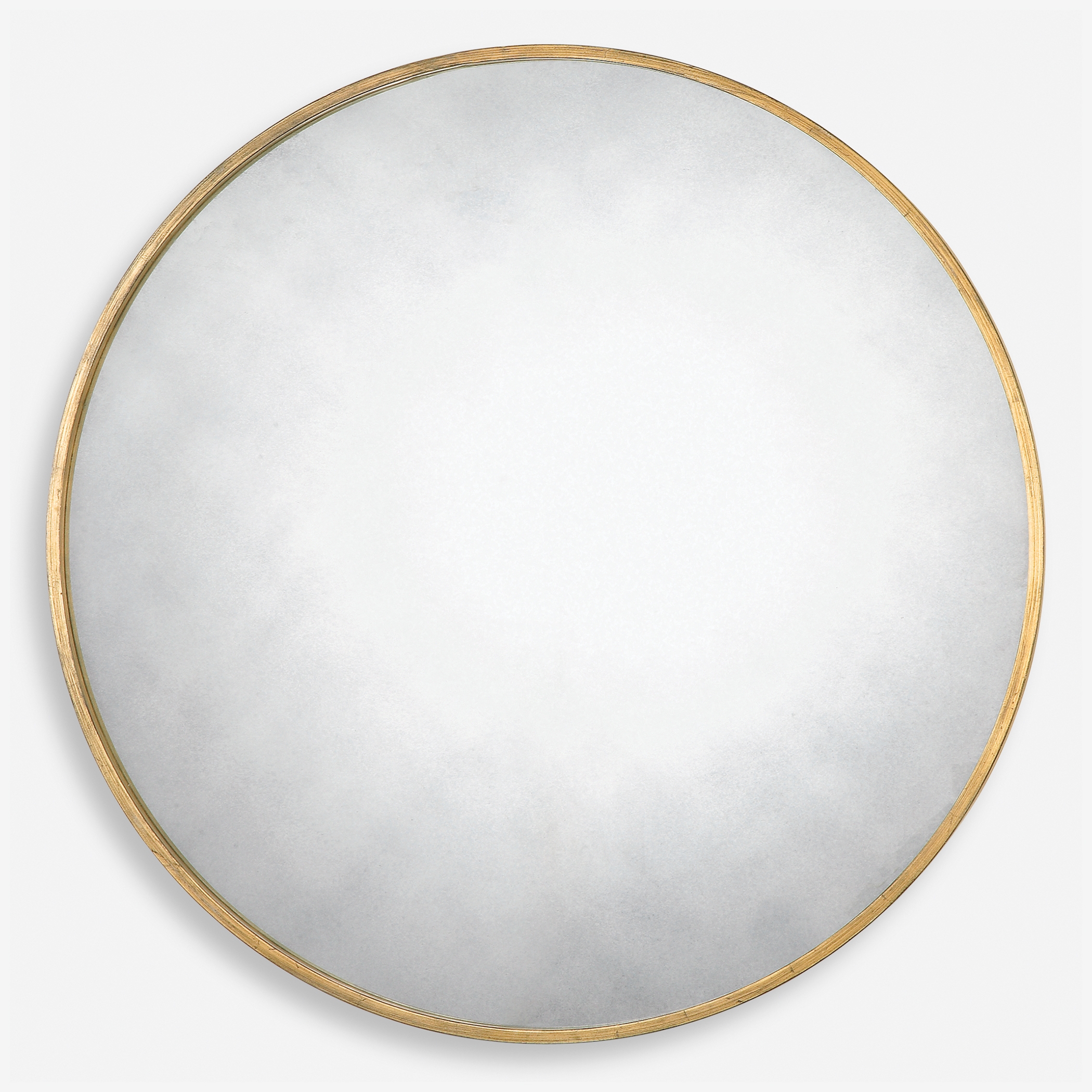 Junius Round Gold Mirror - Image 0