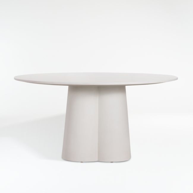Davenport 60" Round White Dining Table - Image 0