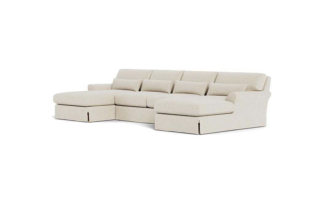 Maxwell Slipcovered U-Sectional Sofa by Apartment Therapy - Image 2