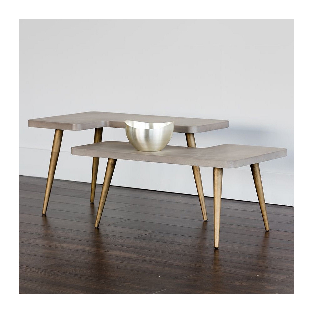 Loupe L-Shaped Coffee Table Set of 2 - Style # 85E55 - Image 0