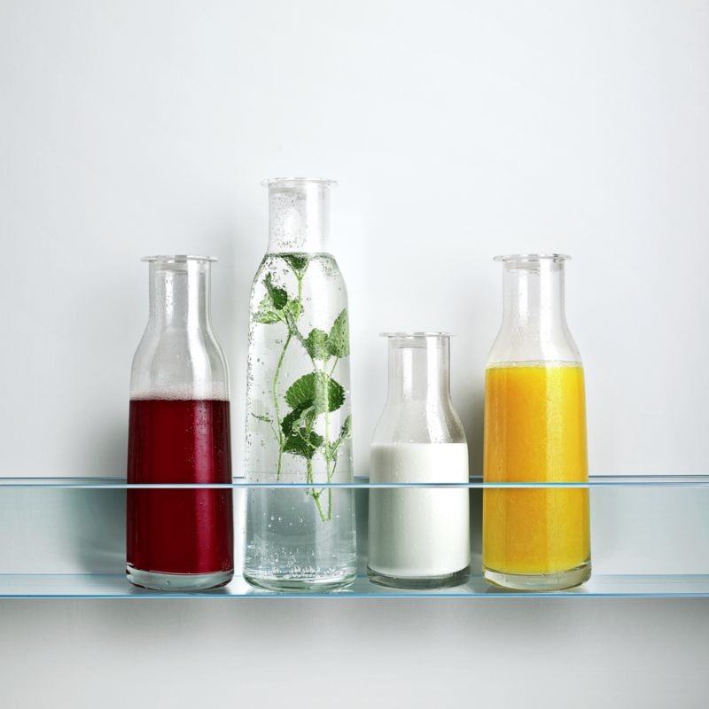 Holmegaard Minima 47.3-oz. Clear Bottle With Lid - Image 1