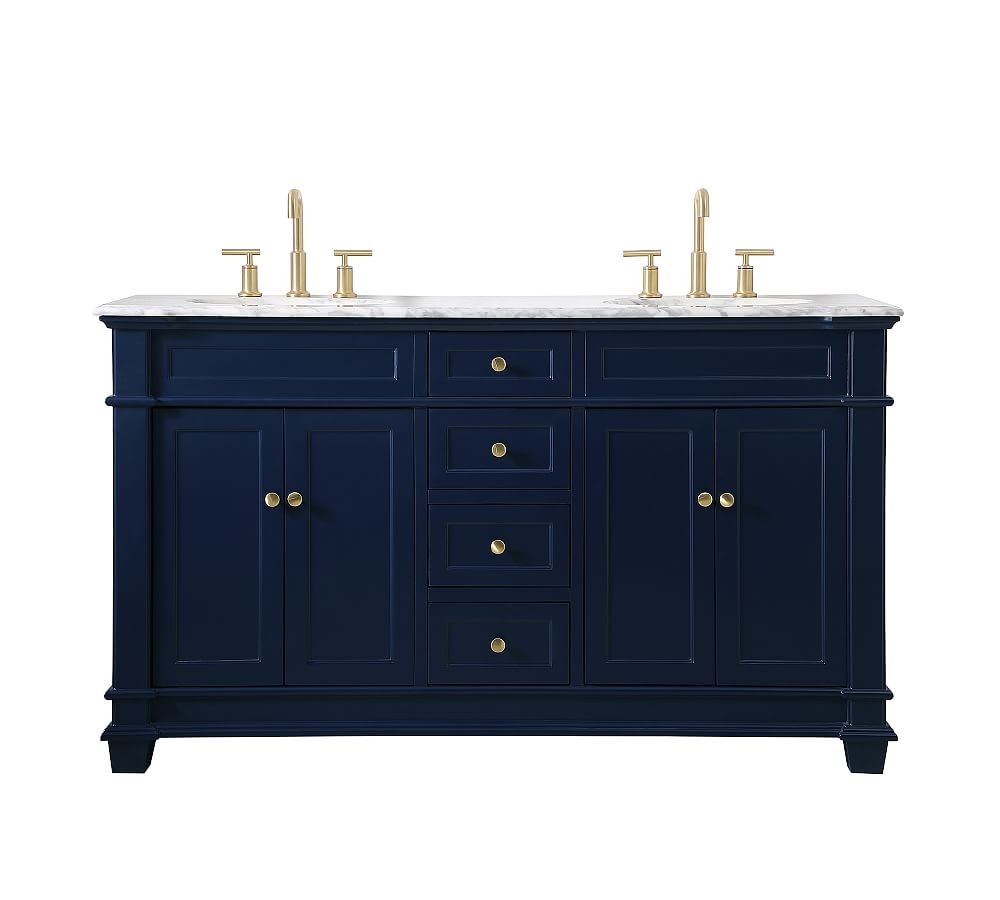 Blue Engel Double Sink Vanity, 60" - Image 0