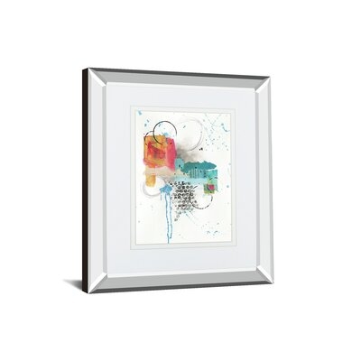 28 In. X 34 In. ABSTRACT SKYLINE I BY COURTNEY PRAHL (Mirror Framed) - Image 0