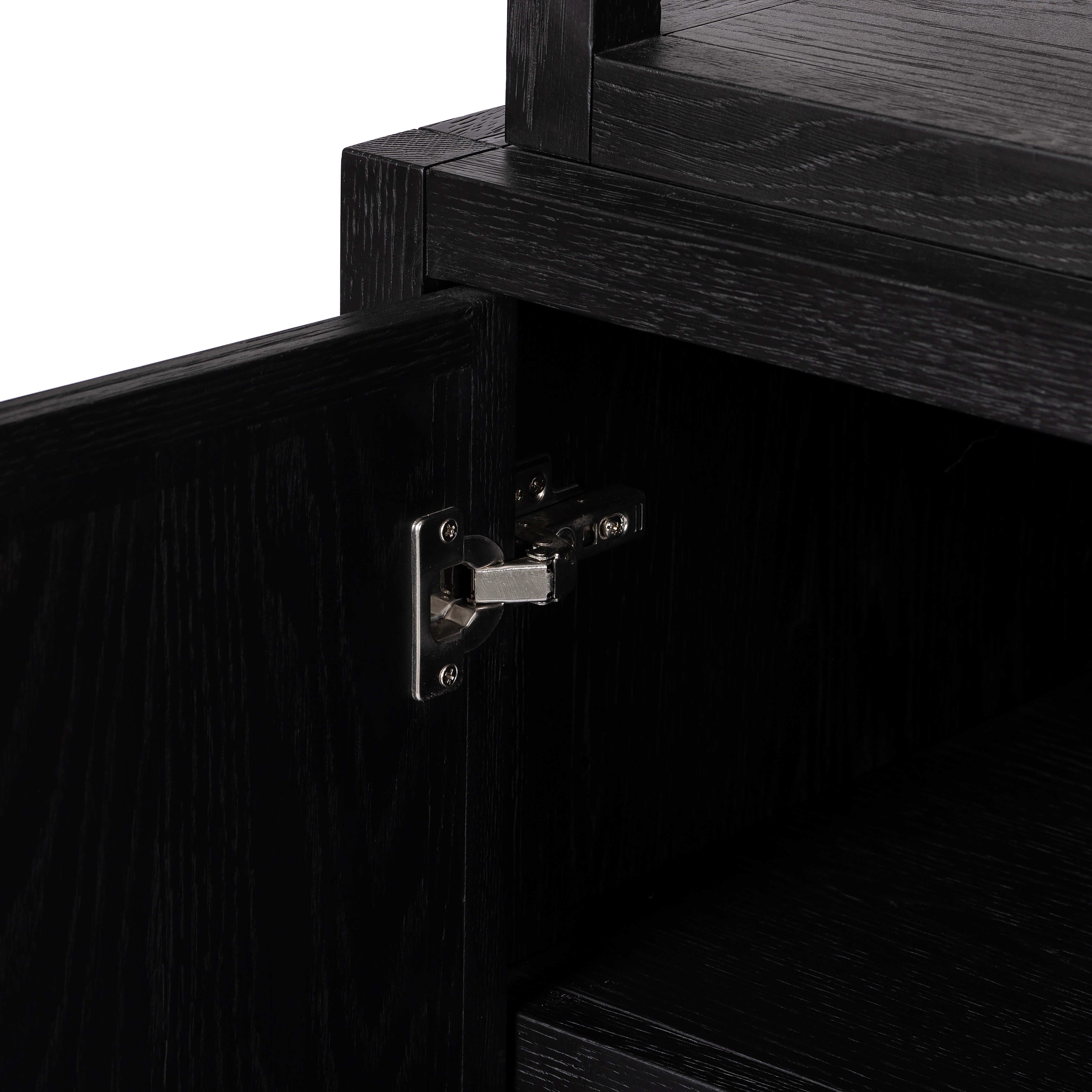 Hopkins Bookcase-Brushed Ebony Oak Vnr - Image 11