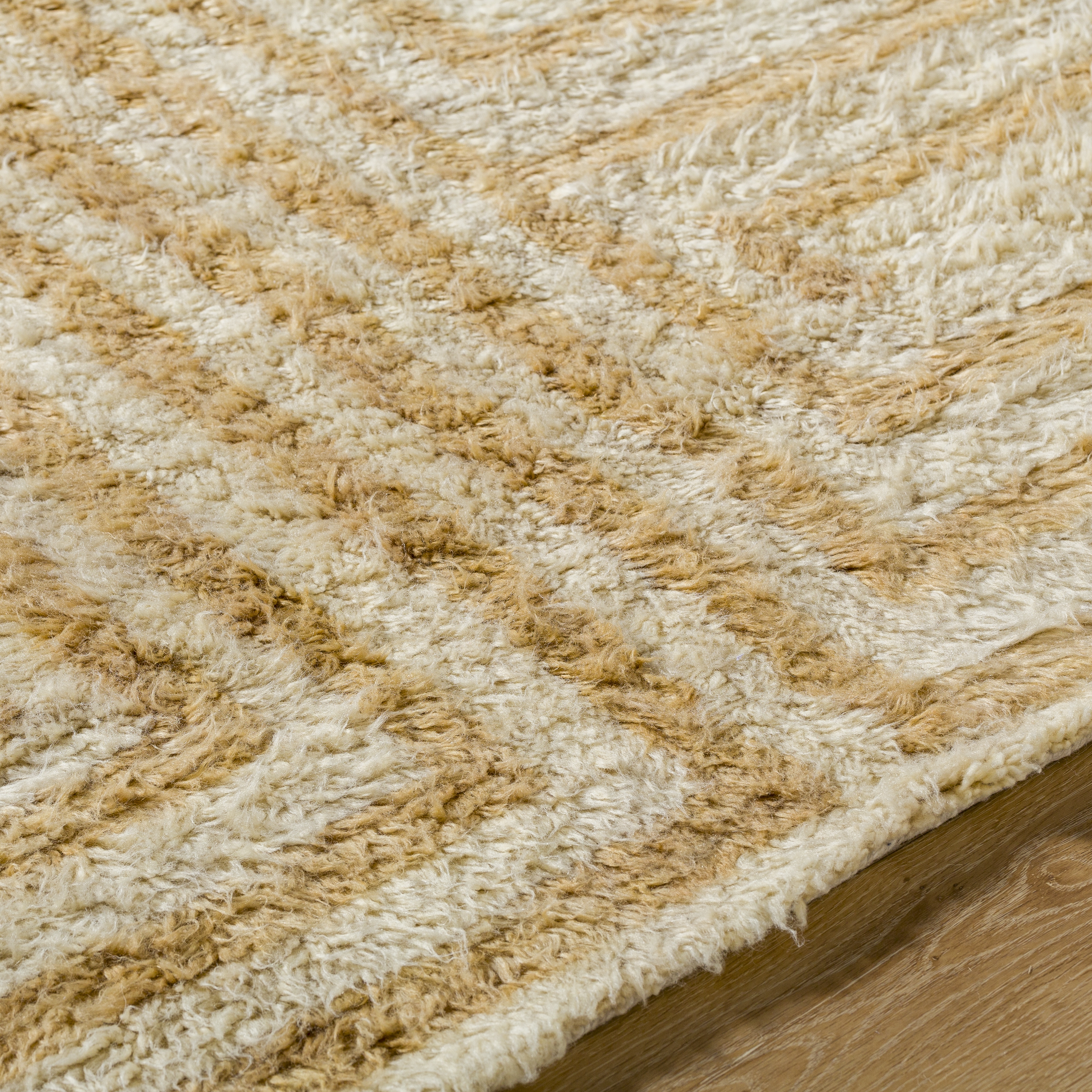 Beni Moroccan Beige Indoor 9' x 12' Handmade Rug - Image 3