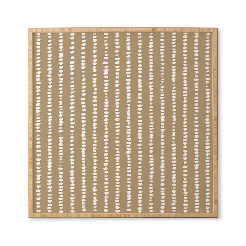 Simple Hand Drawn Pattern X by Alisa Galitsyna - Framed Wall Art Basic Black 20" x 20" - Image 4