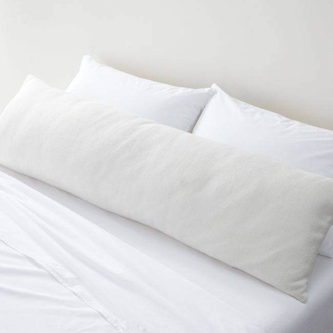 Plain Weave Sand 60x18 Lumbar Pillow Cover - Image 0