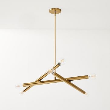 Trace Chandelier Antique Brass (30") - Image 1