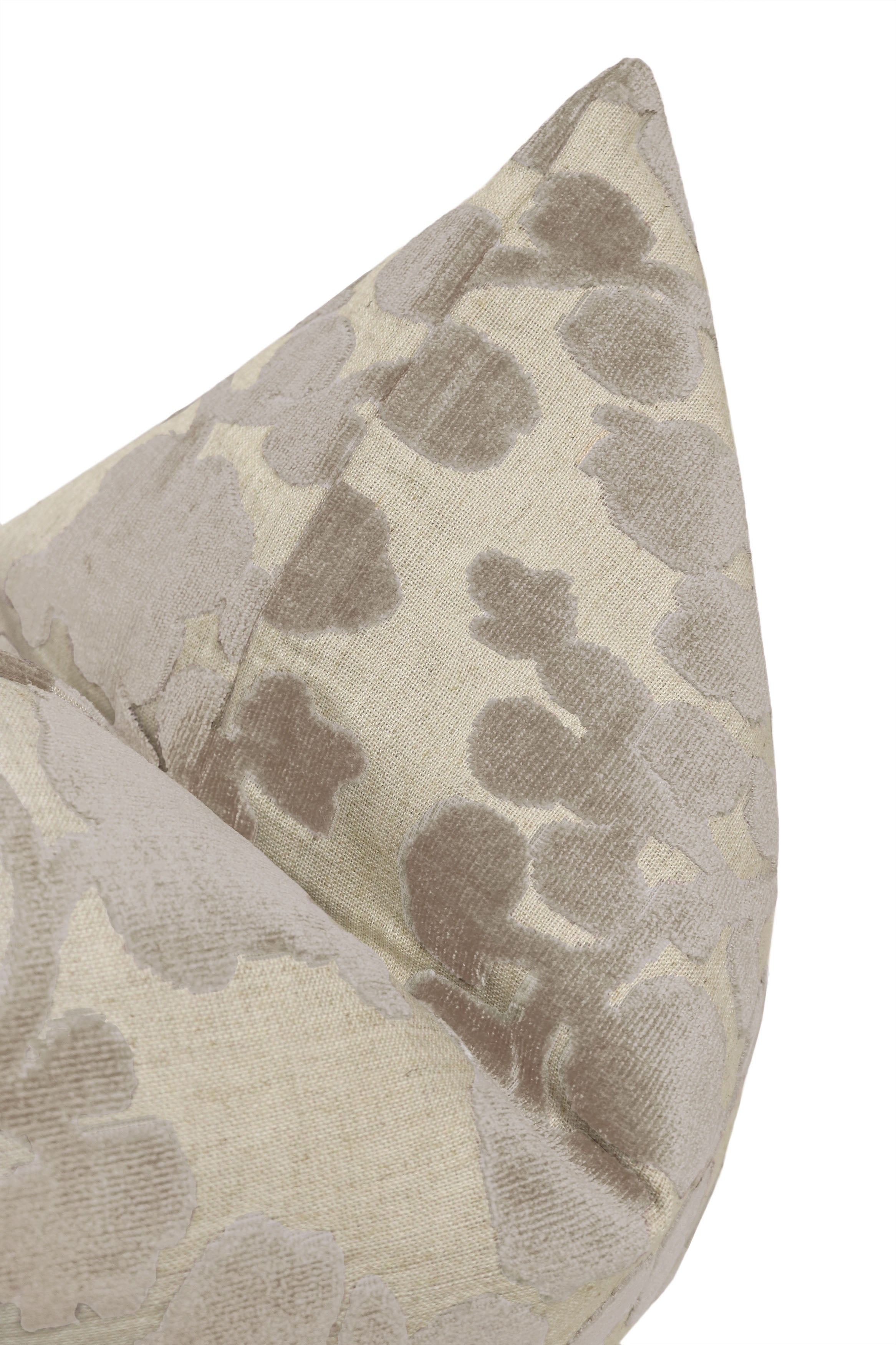 BLOSSOM CUT VELVET // STONE - 14" X 36" - Image 2