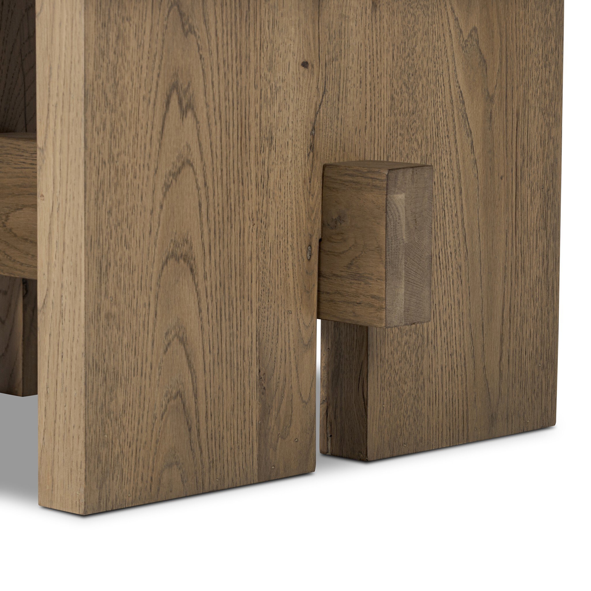 Isaac End Table - Rubbed Light Oak Veneer - Image 5
