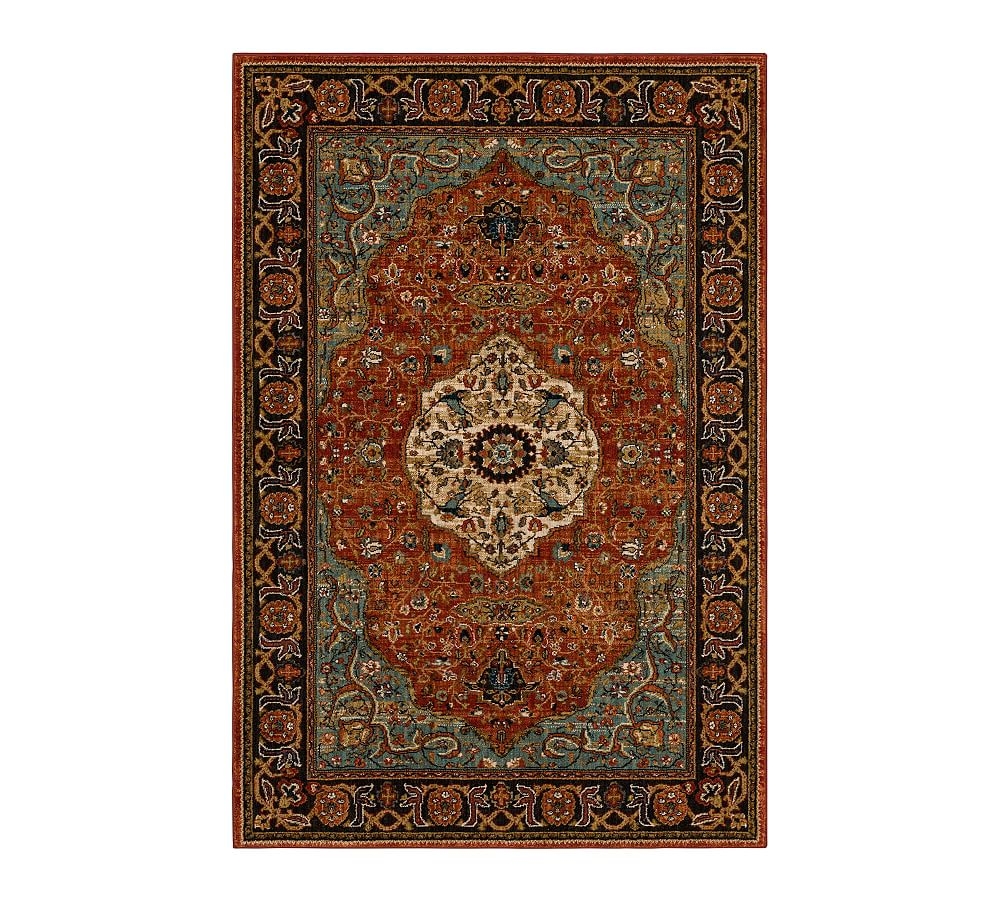 Ysabel Persian-Style Easy Care Rug, 5' 3" x 7' 10", Multi - Image 0