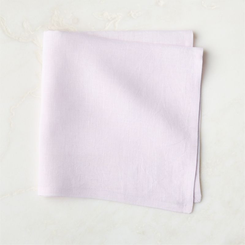 Bolt Lavender Linen Napkins Set of 4 - Image 2