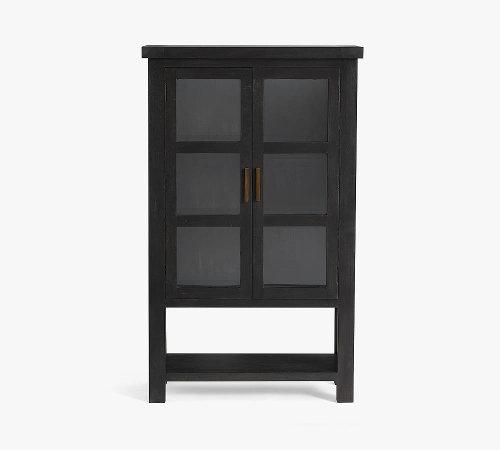 Reed Bar Cabinet, Warm Black - Image 0