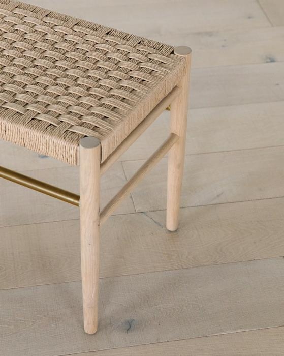 Eloise Woven Bench - Image 5