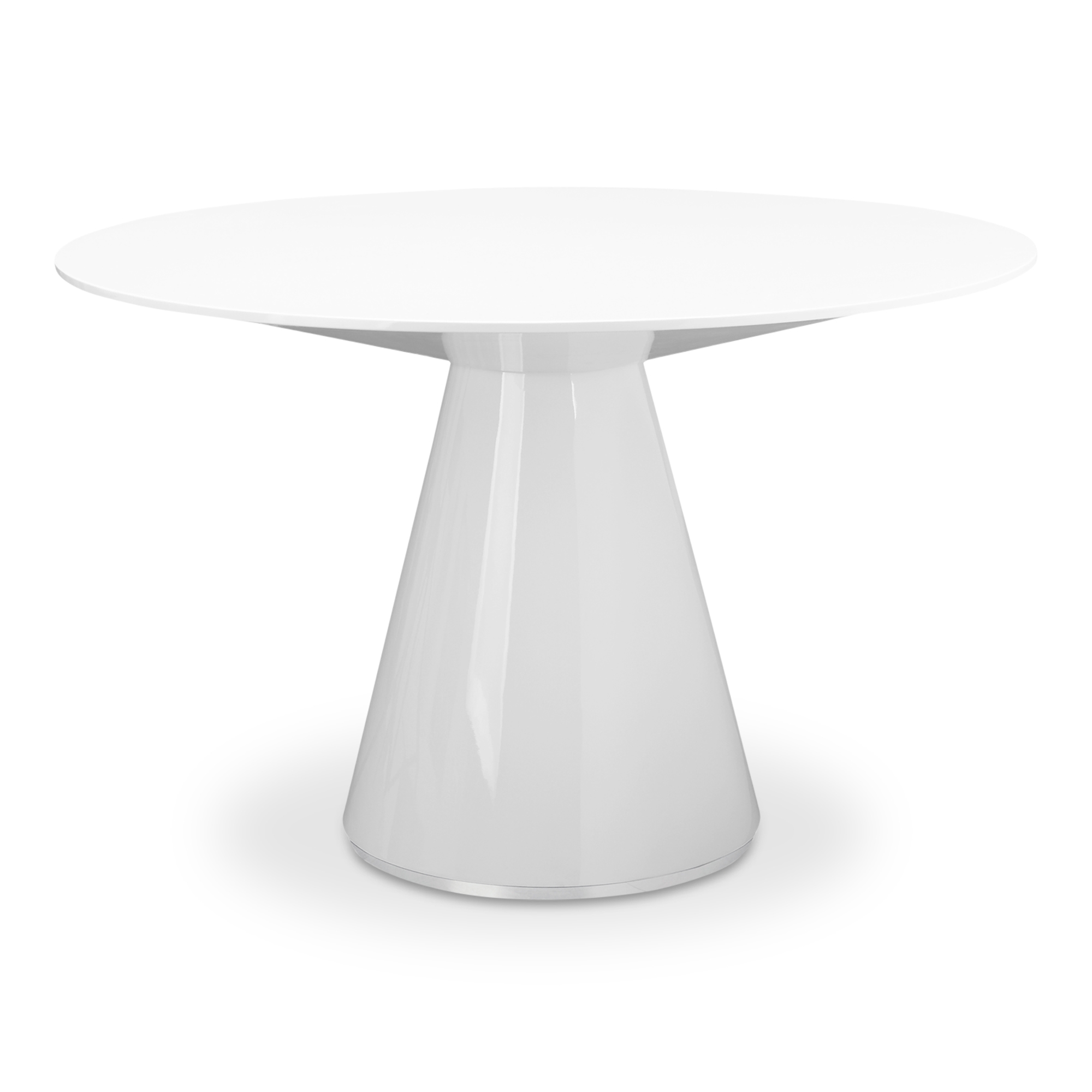 Otago 47In Round  Dining Table White - Image 0