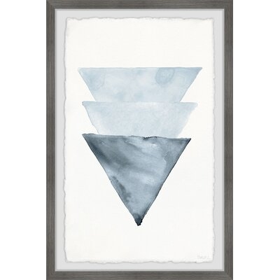 Triangles Overlap by Parvez Taj - Picture Frame Print - Image 0
