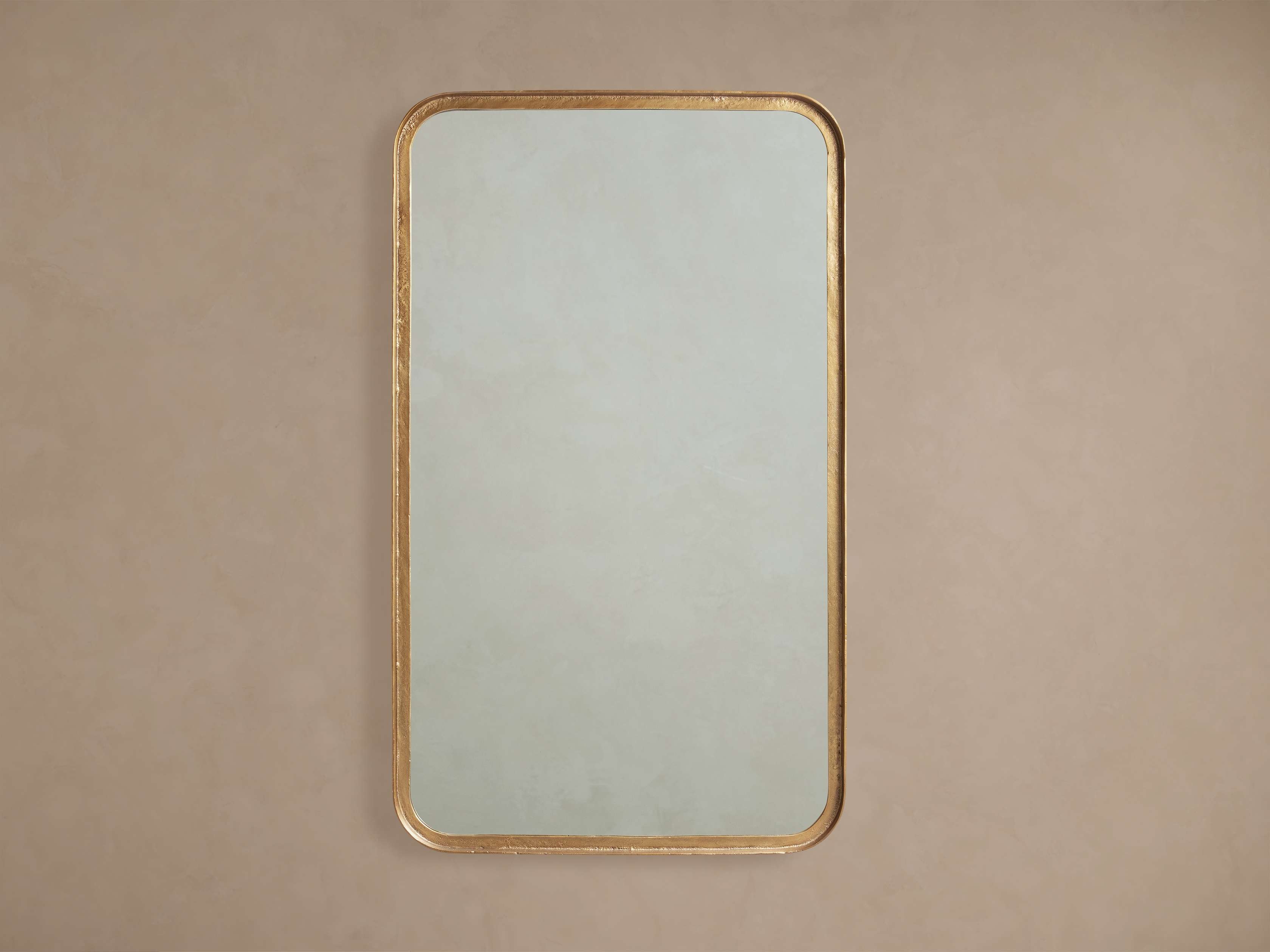 Elayna Wall Mirror in Metal 36" X 60" Gold - Image 0