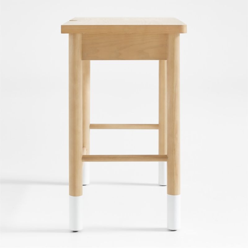 Aksel Fabric-Covered Kids Desk Hutch - Image 9