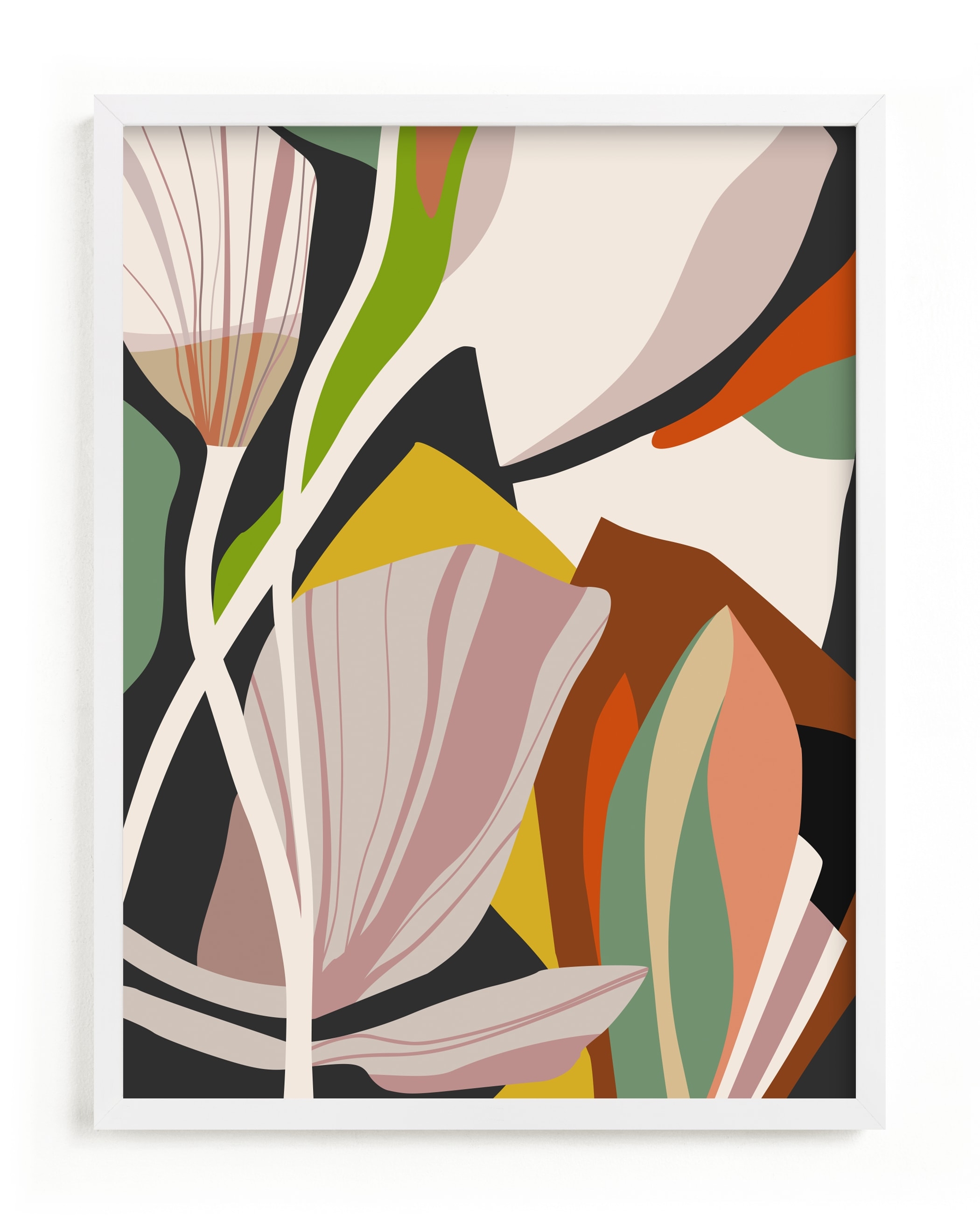 Leaves And Flowers Limited Edition Fine Art Print 2 - Image 0