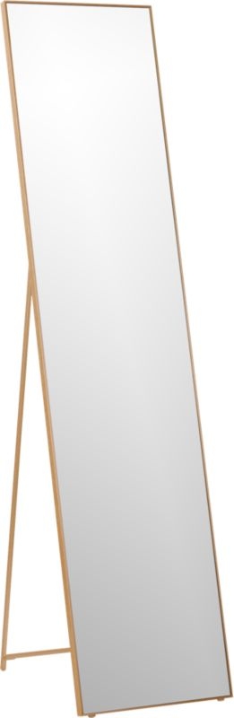 Infinity Standing Brass Floor Length Mirror 16"x69" - Image 2
