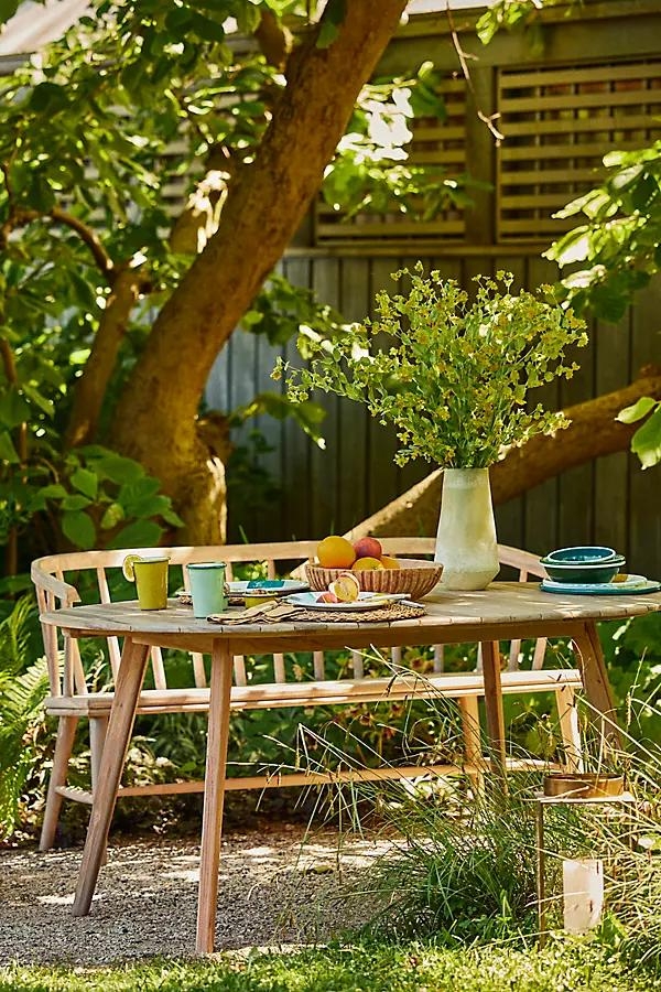 Terrace Teak Dining Bench - Image 0