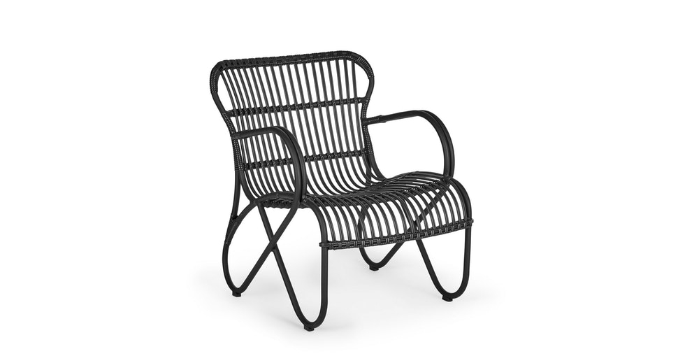 Merle Graphite Lounge Chair - Image 0