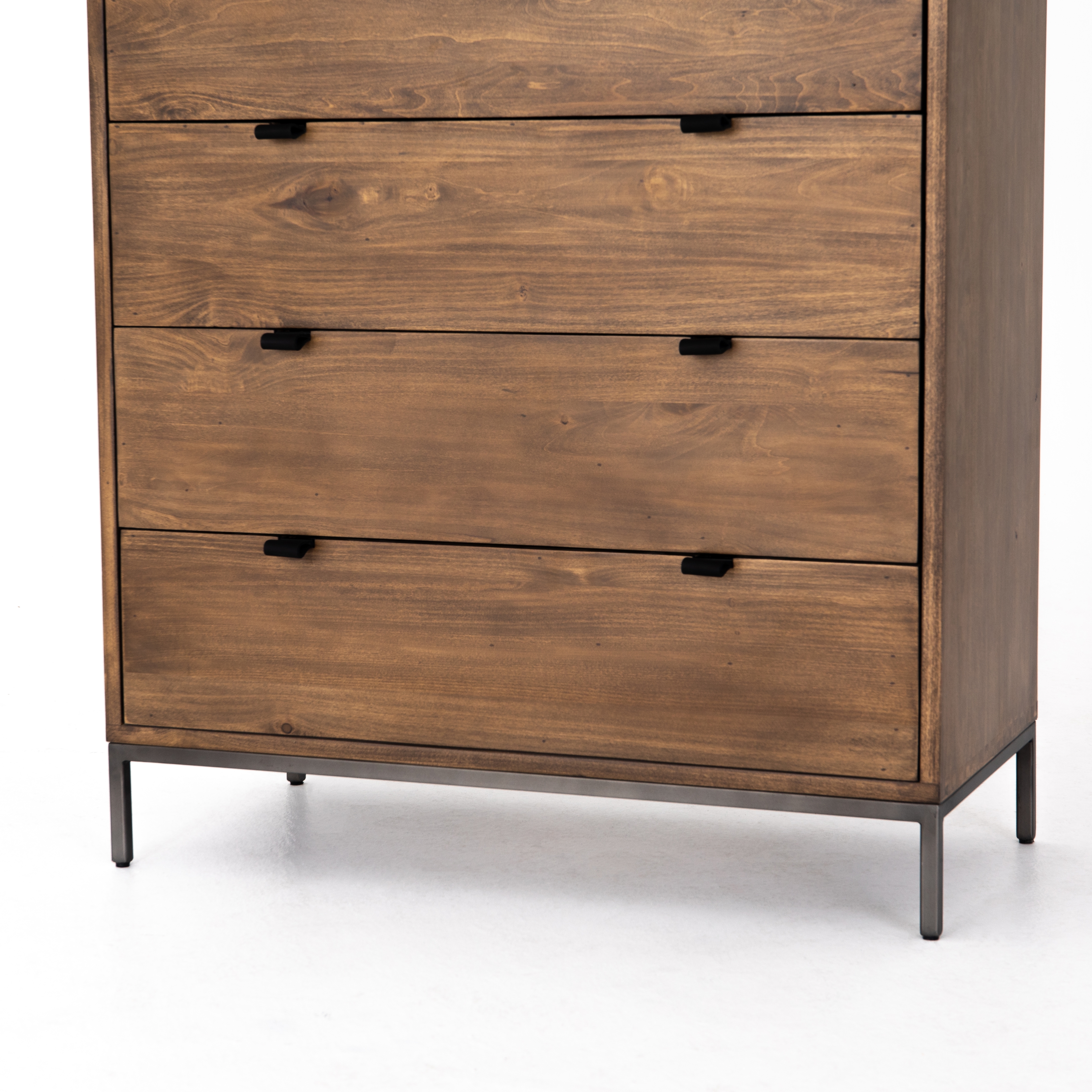 Trey 5 Drawer Dresser-Auburn Poplar - Image 9