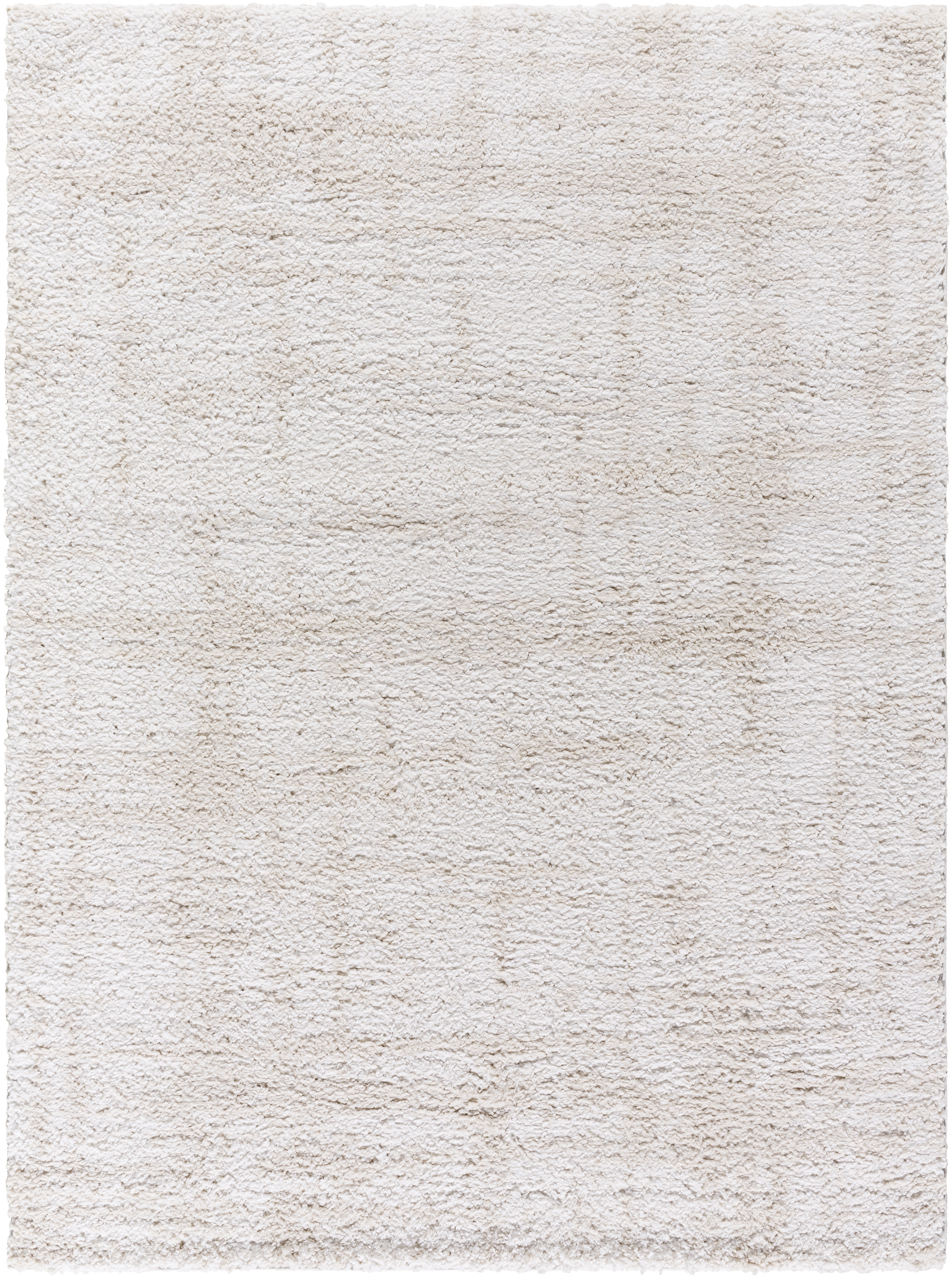 Sacramento Shag Beige Indoor 5'3" x 7' Machine Woven Rug - Image 0
