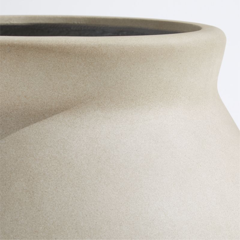 Wabi Large Sand Fiberstone Planter by Leanne Ford - Image 1