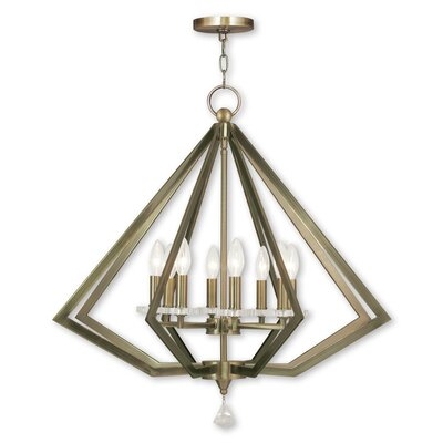 Holmfrith 8-Light Candle Style Geometric Chandelier - Image 0
