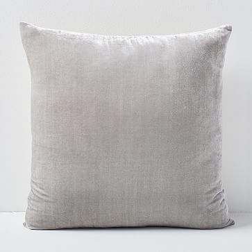 Lush Velvet Pillow Set, Platinum + Golden Oak - Image 3