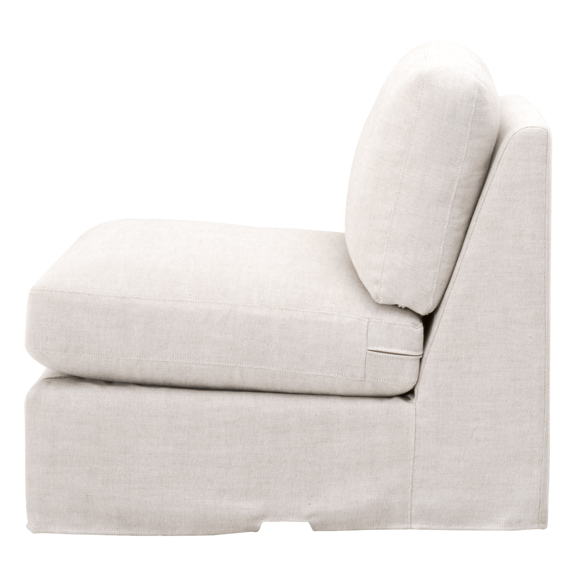Lena Modular Slope Arm Slipcover 1-Seat Armless Chair - Image 2