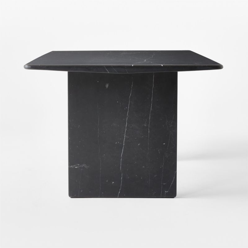 Kishi 75" Rectangular Black Marble Dining Table - Image 6
