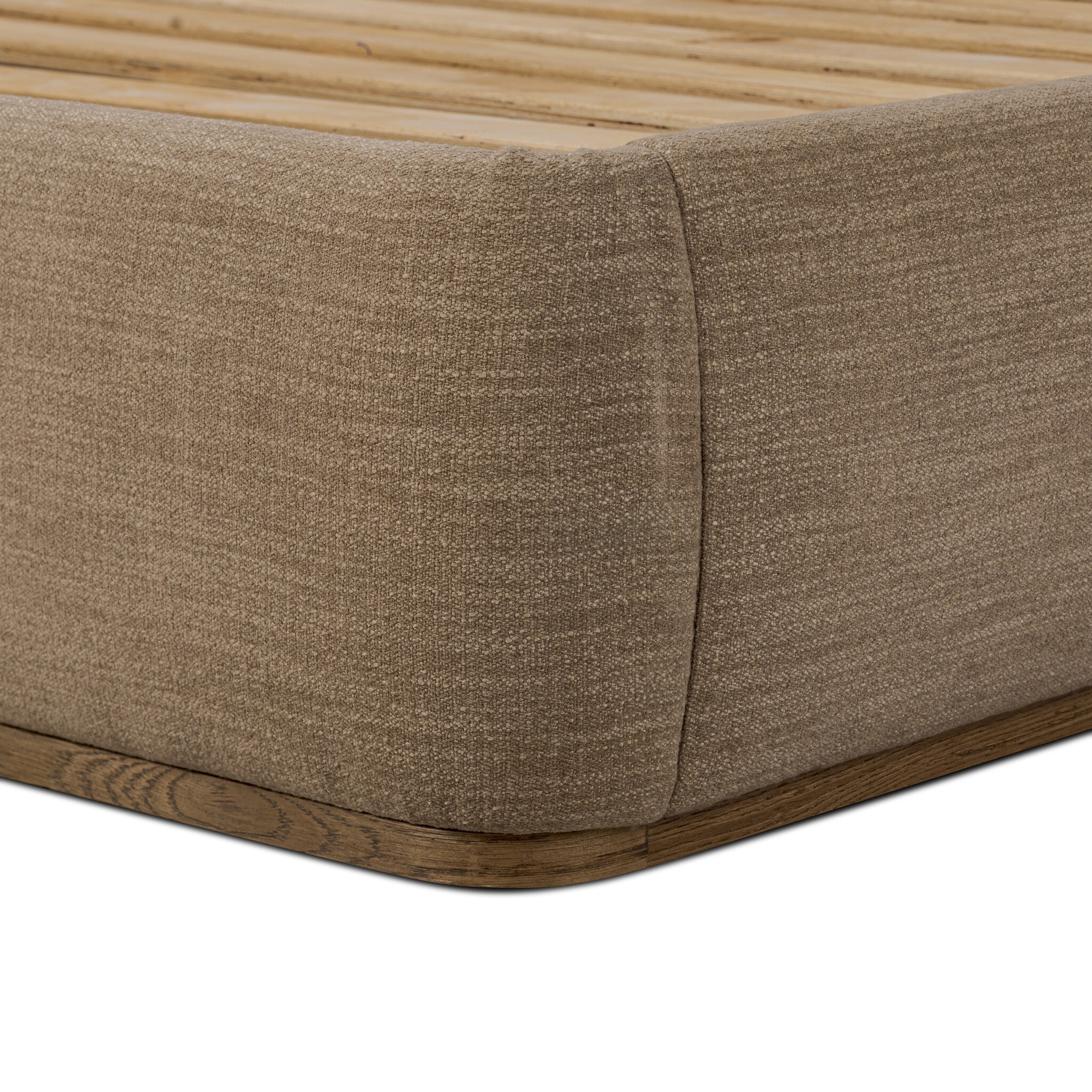 Maeve Upholstered Bed - Laken Taupe - Image 9