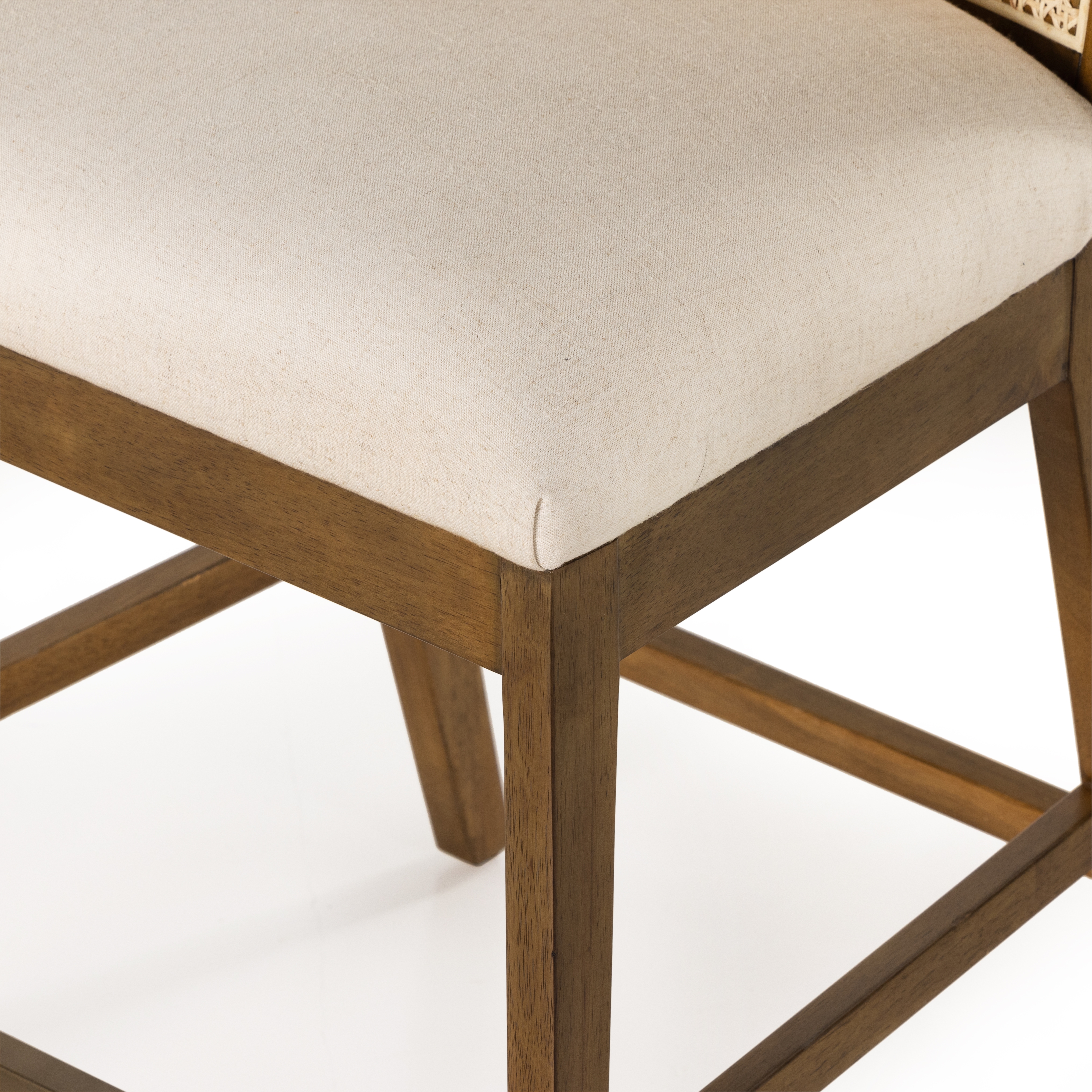 Antonia Cane Armless Bar + Counter Stool - Savile Flax - Image 9