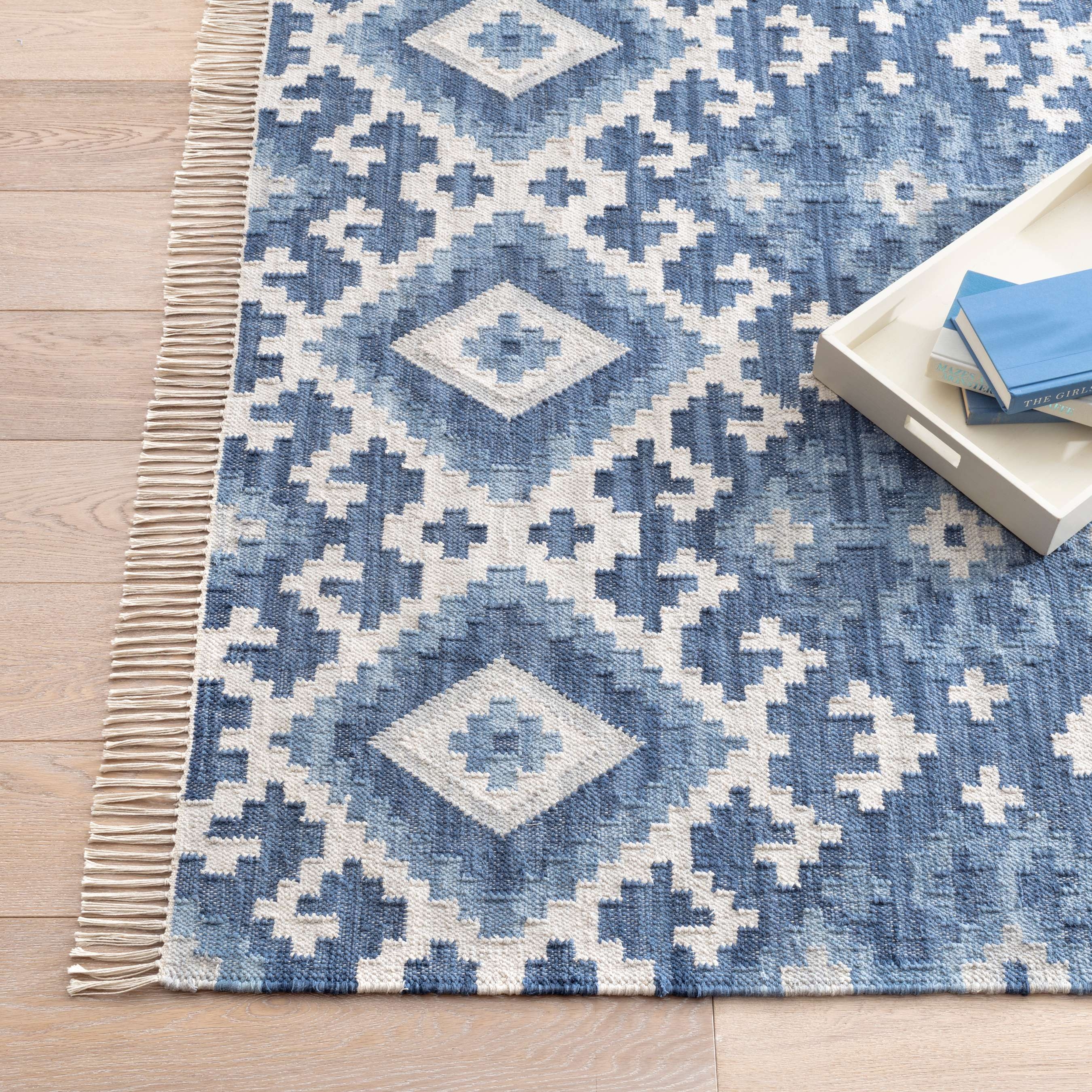 Marmara Kilim Handwoven Cotton Rug - Image 1