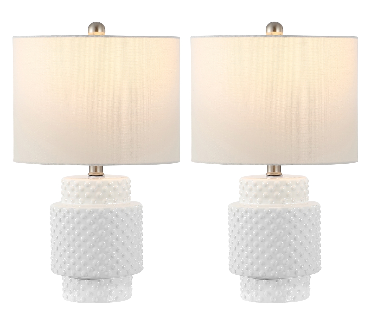 Sonter 21" Table Lamp - White - Safavieh - Image 3