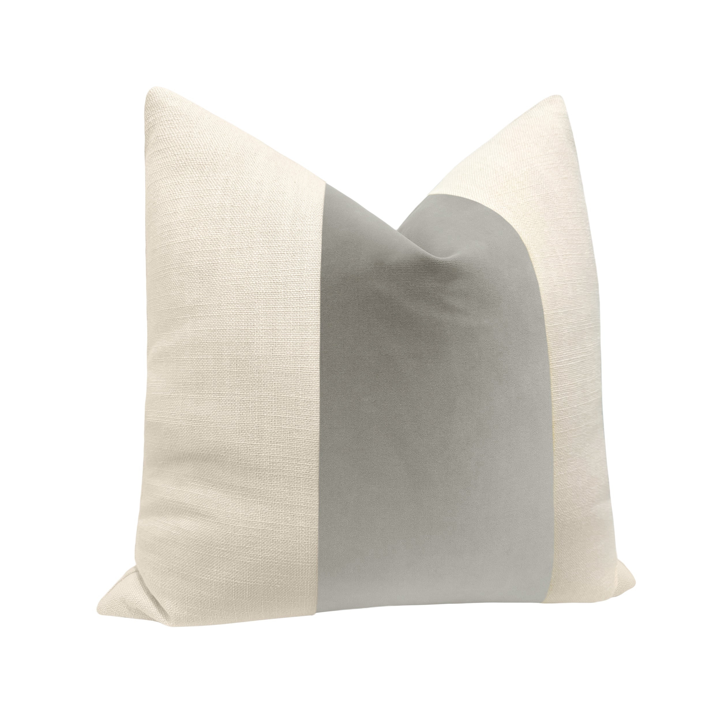 PANEL :: SIGNATURE VELVET // DOVE GREY - 20" X 26" STANDARD SHAM - Image 1