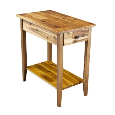 Kabamba Solid Wood End Table with Storage - Image 0