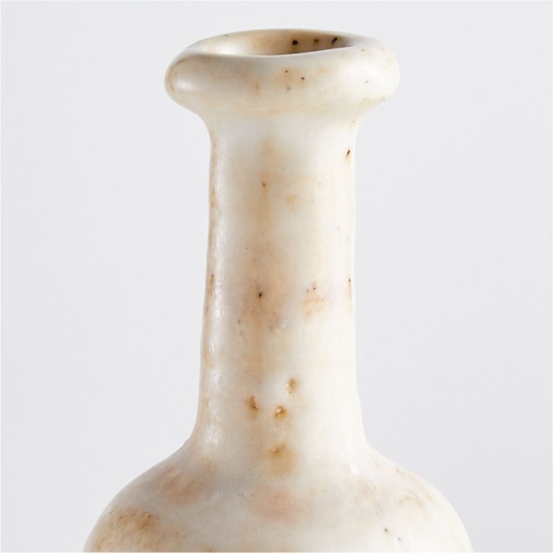 Euclid Spotted Large White Vase - Image 1