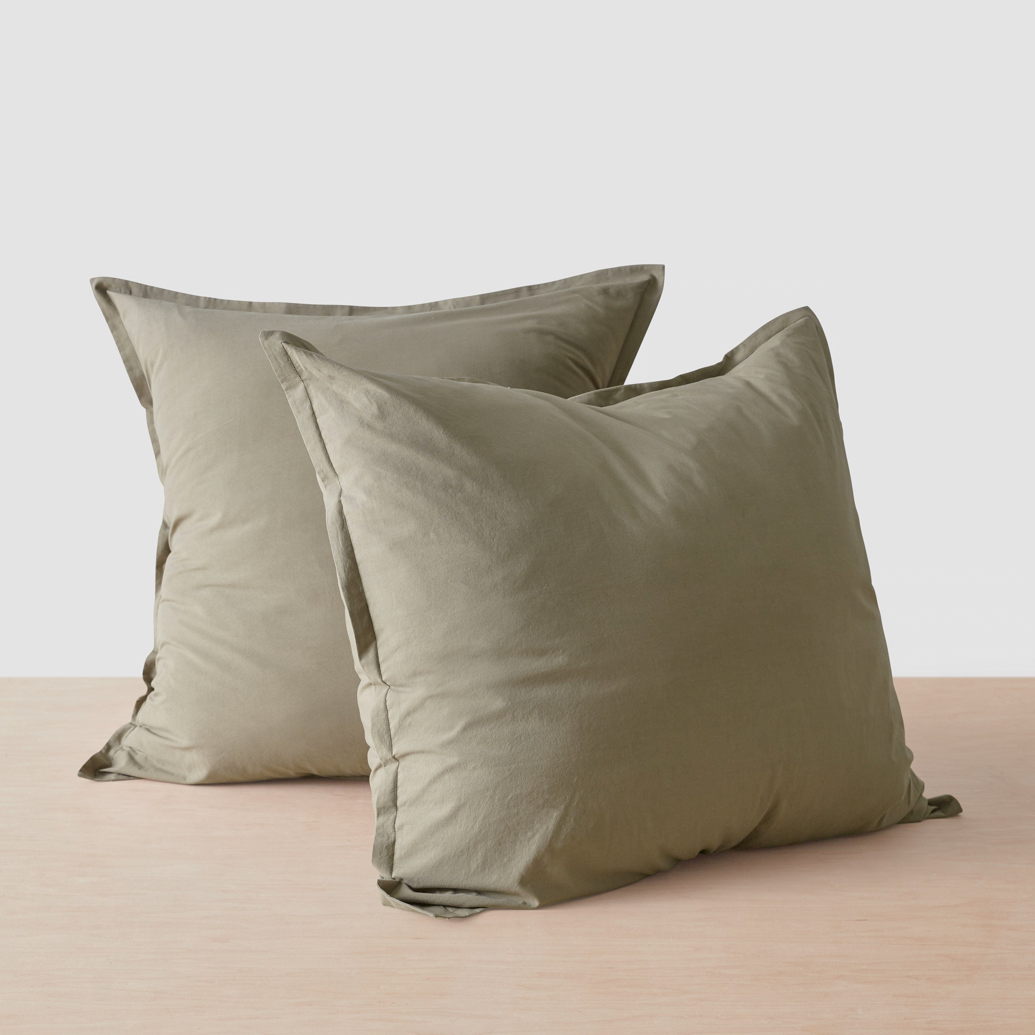 The Citizenry Organic Stonewashed Percale Euro Shams - Image 9