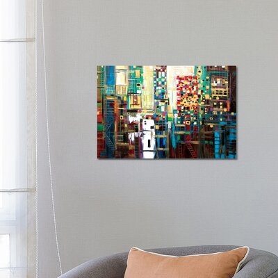 Golden City by Ekaterina Ermilkina - Wrapped Canvas Painting Print - Image 0