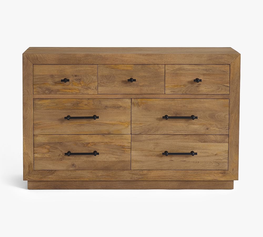 Oakleigh Wood 7-Drawer Dresser, Heirloom Wheat - Image 0