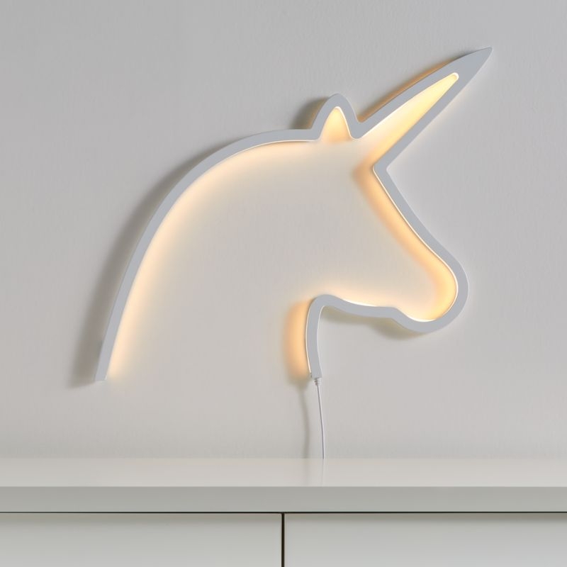 LED Unicorn Wall Light - Image 1