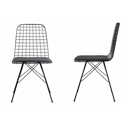 Vitale Metal Windsor Back Side Chair in Black - Image 0