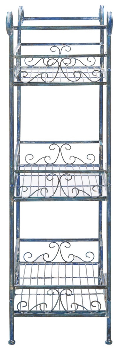 Noreen 3 Tier Shelf - Mossy Blue - Safavieh - Image 6