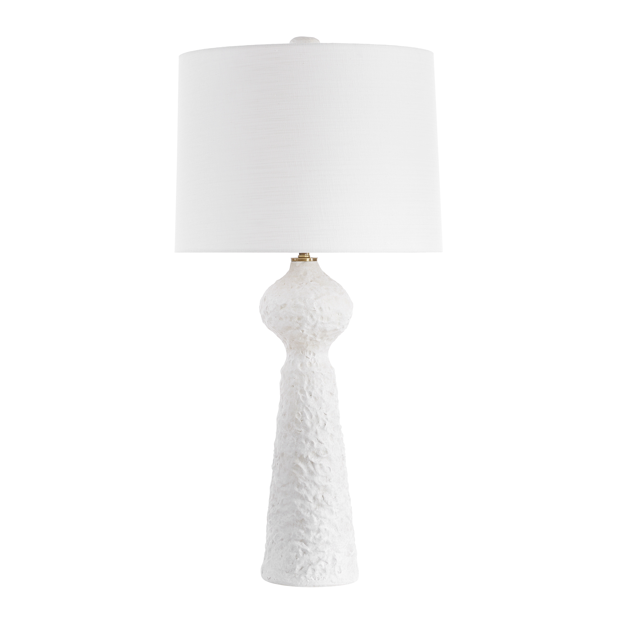 Sonata Textured White Table Lamp - Image 3