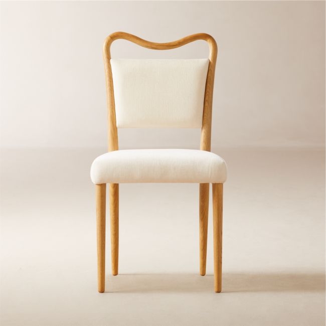 Monte Ivory Performance Fabric Dining Chair Set of 4 - Image 0